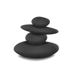 stones in balanced pile