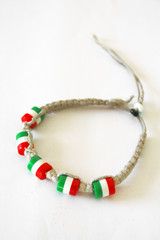 BRACCIALE CON BANDIERA ITALIANA