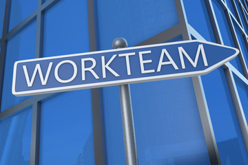 Fototapeta premium Workteam