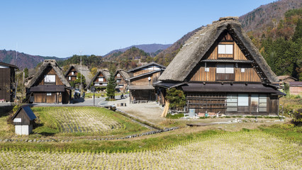 Fototapeta na wymiar The Historic Villages of Shirakawa-gand Gokayama