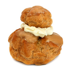 Religieuse au chocolat - French pastry