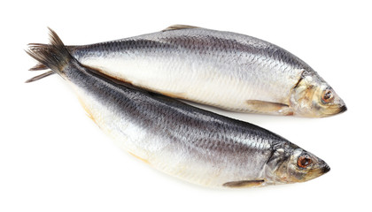 Fresh fish isolated on white