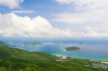 Sanya Yalong Bay, view from mountain