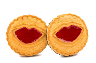 biscuit with jelly filling