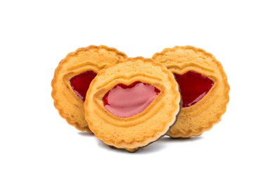 biscuit with jelly filling