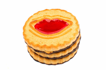 biscuit with jelly filling