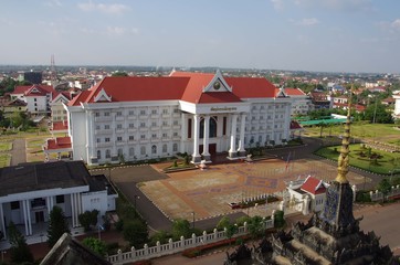 Naklejka premium Vientiane, Laos