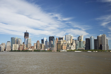 Obraz premium New York City Downtown Skyline