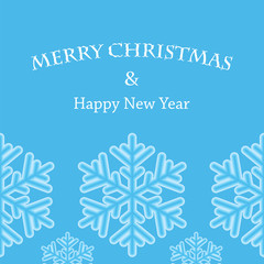 Winter snowy background with place for your text