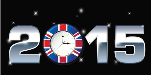 Clock with Words 2015 illustration