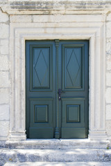 Fototapeta na wymiar Old door from Hvar, Croatia