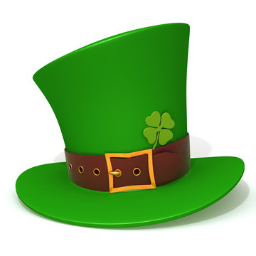 St. Patrick's Day Green Hat Of A Leprechaun