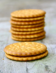 casse-croûte,biscuits fourrés au chocolat