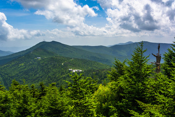 View of the Appalachian Mountains from the Observation Tower at