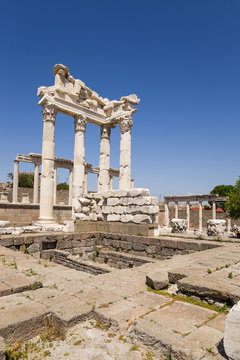  Pergamum. Ruins of the Temple of Trajan, 117-118 AD