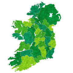 アイルランド　地図　国