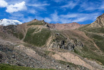 mountains in summer