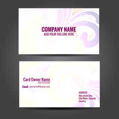 floral design business card
