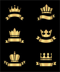 Gold Crowns and Banners
