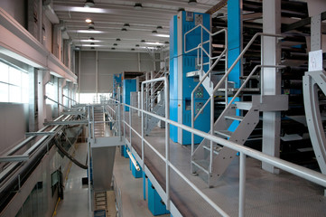 Printing press - Newspaper press line