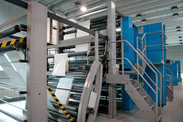 Printing press - Newspaper press line