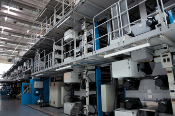 Printing press - Newspaper press line