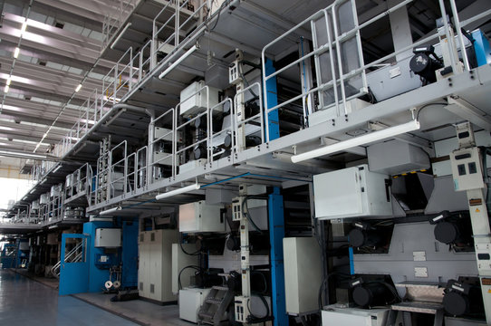 Printing press - Newspaper press line