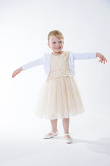 Naklejka premium Tanzendes Mädchen