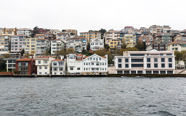 Bosphorus houses buildings