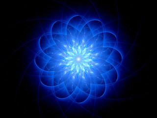 Star shaped glowing object