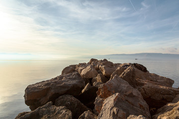 Rocks in the sea