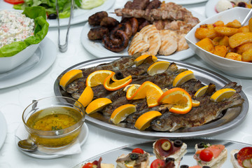 Grilled fish