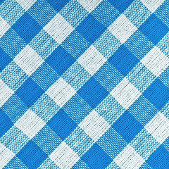 Bavarian Blue Checkered Tablecloth