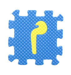 Fototapeta premium Arabic Alphabet puzzle