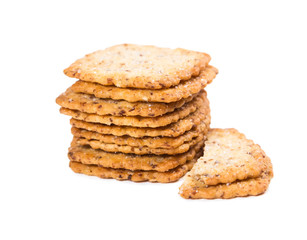 Crispy cookies with sugar
