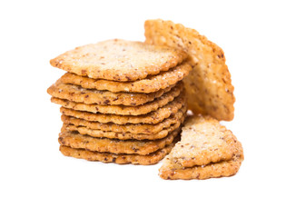 Crispy cookies with sugar