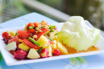 fruit and vegetable salad