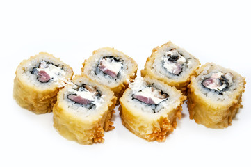 delicious seafood sushi at a Japanese restaurant