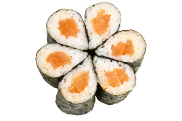 delicious seafood sushi at a Japanese restaurant