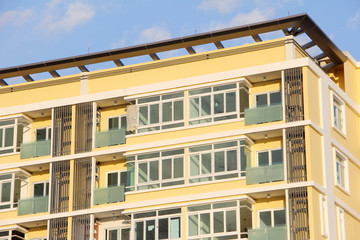 Fototapeta premium buliding construction neary finish