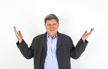 Portrait of a thoughtful man