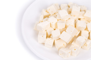 Fototapeta na wymiar Tofu cheese
