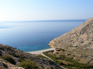 Secret beach, Krk island, Croatia