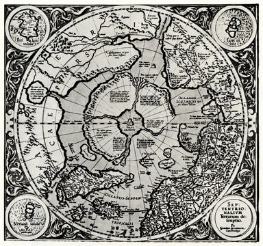 Septentrionalium Terrarum descriptio (Mercator, 1595)