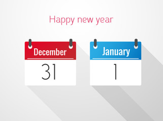 Fat Calendar From December to January