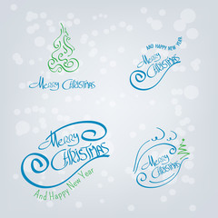 Merry Christmas Hand Drawn Elements