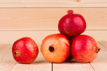 pomegranate fruits