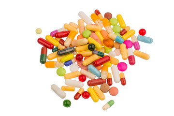 Viele bunte Tabletten