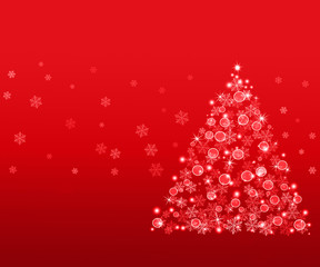 Red christmas background