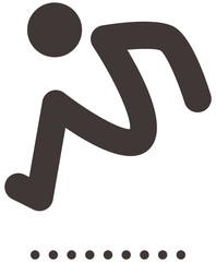 long jump icon